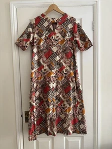 Unique Colourful Dress. Beautiful Design, Size 14. Fabulous Condition - Picture 1 of 7