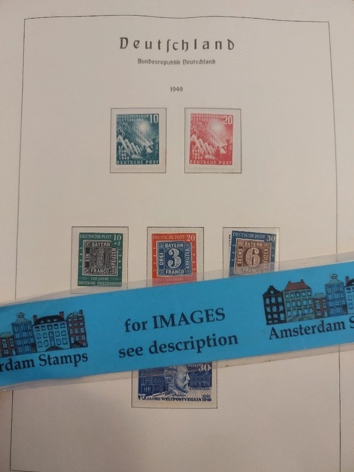 Germany Bund 1949-1979 vf MNH cpl (except posthorn) collection in Leuchtturm TOP - Image 1 of 1