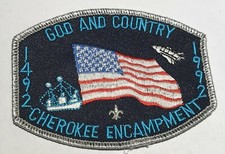 1992 Cherokee Encampment God and County PAtch MC4