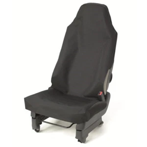 Black Fully Grease & Waterproof Durable Oxford Fabric Front Car Seat Cover - Picture 1 of 2