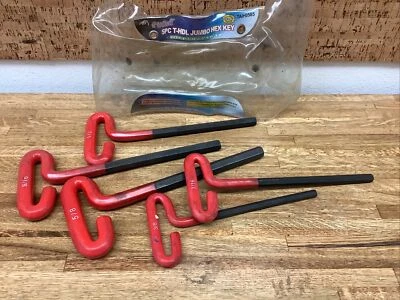 5pc JUMBO  T-HDL HEX KEYS- 3/8”-5/8” - Image 1 of 4