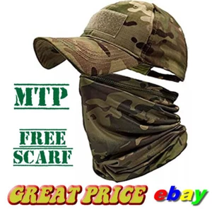 MTP Military Camo Tactical Rip stop Biker Baseball Cap Adult Unisex Cotton - Picture 1 of 28