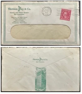 1919 US probably #492 w San Francisco cncl on Sherman Clay Co Cover; ad  *d - Picture 1 of 3