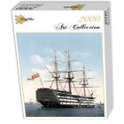 Grafika 2000 Piece Jigsaw Puzzle - Art Collection - Hms Victory In Portmouth