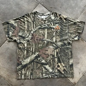 Vtg 90s Mossy Oak Break-Up Camo T-Shirt Real Tree Faded Grunge Y2K Mens XL - Picture 1 of 8