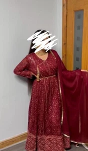 red asian bridal dress - Picture 1 of 5
