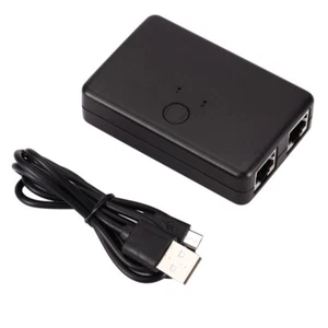 Mini 2 Port RJ45 Lan Hub Network Switch Box Computer Ethernet Internet Adapt.3C - Picture 1 of 5