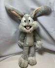 Vintage 1995 Plush / Stuffed Bugs Bunny With Pink Ears Ace Looney Tunes
