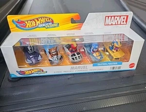 Hot Wheels Marvel Racer Verse Character 5 Pack Set First Appearance - Picture 1 of 5