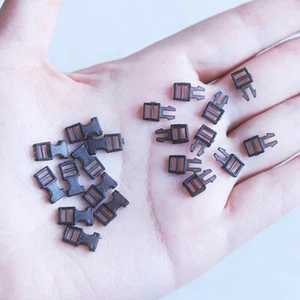 10x Plástico Mini Hebilla Muñecas Ropa Bolso Lateral Liberación Rápida Mochila Access - Imagen 1 de 10