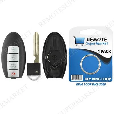 Replacement for Nissan 07-12 Altima Maxima Murano Remote Car Key Fob Shell Case Foto 1 de 4