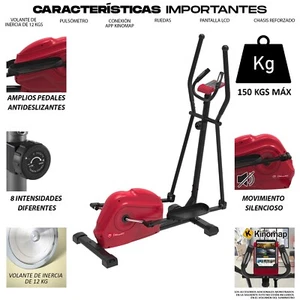 Bicicleta elíptica - 8 intensidades diferentes - Conexión app Kinomap - - Imagen 1 de 9