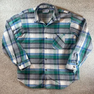 The Alaskan Klondike kariertes geknöpftes Vintage Flanellhemd Herren Größe Large USA - Bild 1 von 6