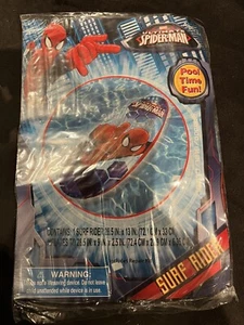 SPIDERMAN - SURF BOARD RIDER MARVEL COMICS POOL SWIM INFLATABLE FLOAT - Picture 1 of 3