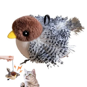 Cat Toy Interactive Chirping Bird Cat Flapping Bird Cat Toy Helps Cat Exercise - Picture 1 of 12