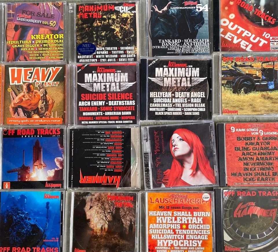 Verschiedene CD Sampler METAL HAMMER LEGACY ROCK HARD VISIONS Auswahl Sammlung* - Bild 1 von 1