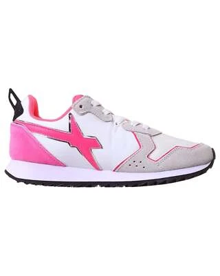Chaussures  W6yz  Femme Cuir Et Tissu Blanc/Fuchsia - Photo 1/4