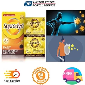 Supradyn Daily Multivitamin 120 Tablets For Immunity & Energy - Picture 1 of 5
