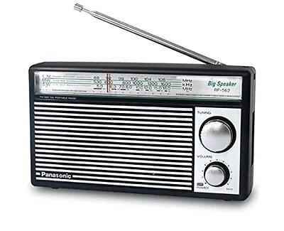 PANASONIC RF-562D AM FM SW Shortwave Transistor Radio - Retro Design (Battery... - Image 1 of 4