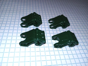 4 Dark Green Bionicle Lego 64251 Hero Factory Fist with Axle Hole - 3 fingers - Picture 1 of 24