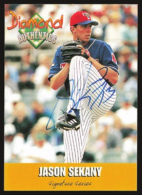 2000 Diamond Authentics Autographs #23 Jason Sekany AU,SN - Image 1 of 2