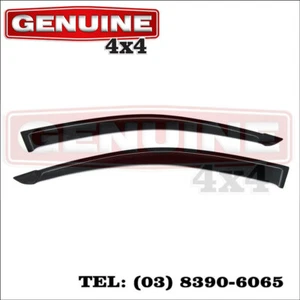 Genuine 4x4 Weathershields For Mitsubishi Triton ML MN 2006-15 Cab Chassis Windo - Picture 1 of 4