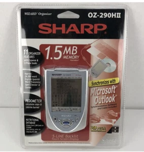 SHARP Wizard Organizer OZ-290 paquet complet de vente au détail NEUF SCELLÉ - Photo 1 sur 2