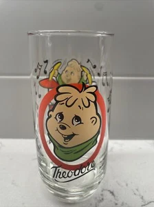 Vintage 1985 Collectible Theodore Drinking Glass Alvin & The Chipmunks Drum Set - Picture 1 of 5