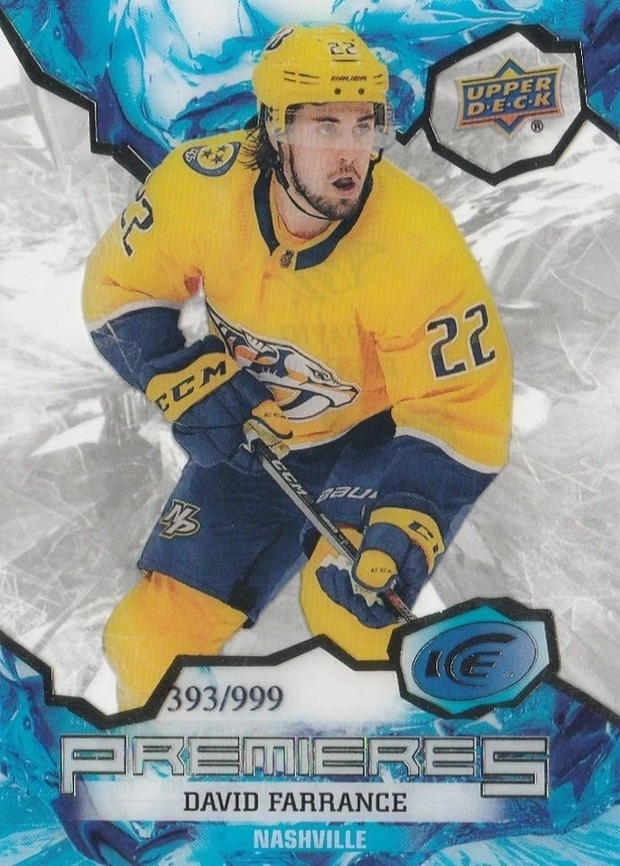 2021-22 UPPER DECK ICE HOCKEY ICE PREMIERES RC  U-Pick List Choose Your Card - Image 1 of 1