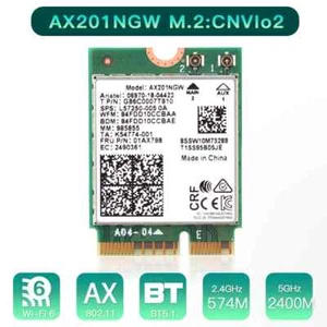 Nuevo - Tarjeta WiFi Inalámbrica Genuina IdeaPad Slim 5 16IRL8 82XF AX201NGW 01AX798 195 - Imagen 1 de 1