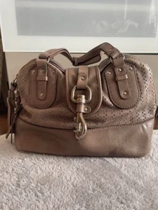 Chloe Handbag Greige Pocket Large Capacity Casual JAPAN USED - Picture 1 of 10