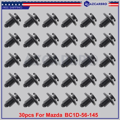 30 X для Mazda Protege 1996-2003 нейлона Push типа панели грязи предохранитель зажим BC1D-56-145 - Изображение 1 из 4