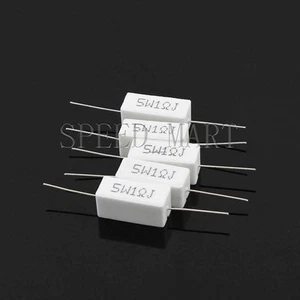 5 piezas de cemento cerámico Resistencia de potencia 5W 1 ohmios - Imagen 1 de 4