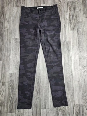 Pantalones Knox Rose para mujer XS negros camuflados elásticos ajustados jeggings informales Foto 1 de 4