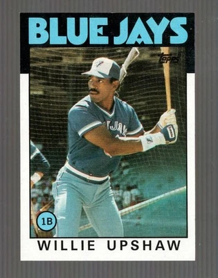 1986 Topps Willie Upshaw Toronto Blue Jays #745 Near Mint or Better - Image 1 of 2