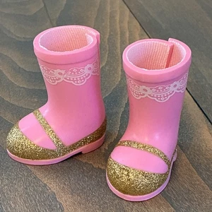American Girl Wellie Wishers Ashlyn 14" Doll Meet Boots Shoes Pink (C9) - Picture 1 of 5
