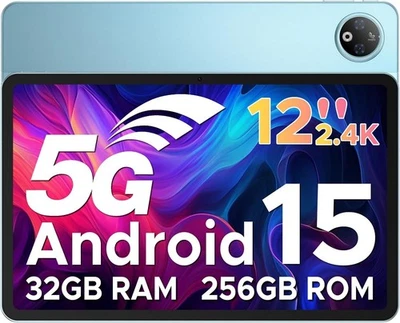 DOOGEE Tab E3+ Tablet 12 Zoll 256GB 32GB RAM 90Hz FHD+ Display 5G WLAN LTE - Bild 1 von 4