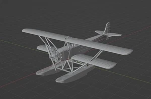 15mm/1:100th Resin Fokker C.VII-w seaplane - Picture 1 of 3