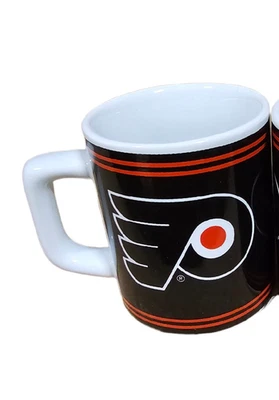 Vidrio de cerámica Philadelphia Flyers Team nuevo NHL nuevo para (1) vaso de chupito Foto 1 de 2