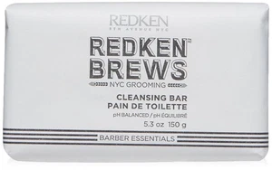 Barra de limpieza Redken Brews para hombre - Jabón multiusos para rostro y cuerpo... - Imagen 1 de 7