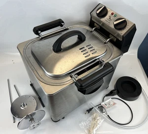 Waring Professional Rotisserie Turkey Fryer Stainless Steel TF200 - SEE - Picture 1 of 16