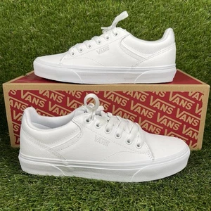 Vans Seldan Women's Sneakers Skate Shoes Tumble White White - SIZE 8.5 - Picture 1 of 6