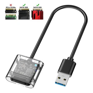 `Transparentes USB 3.0 Gen1 SSD-Gehäuse M.2 Ngff State Festplattengehäuse - Afbeelding 1 van 13