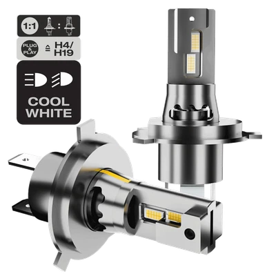 KIT LAMPADE BI-LED H4 H19 12/24V 1:1 EASYPro PLUG & PLAY CANBUS FUZION - Imagen 1 de 4