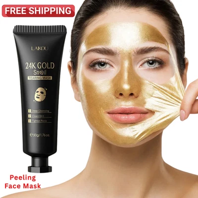 24K Gold Sakura Peel Off Mask Anti Aging Whitening Blackhead Removal Body Gift - Image 1 of 4