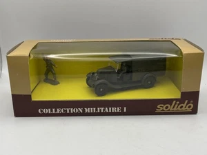 SOLIDO Renault military transport Ref: 6023 with soldier army figure - Picture 1 of 6