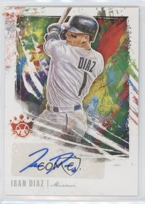 2020 Panini Diamond Kings DK Signatures Holo Silver /49 Isan Diaz Rookie Auto RC - Image 1 of 2