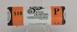 2002-P Louisiana Statehood Quarter 40-Coins U.S. Mint Wrapped Roll - RK449 - Picture 1 of 2