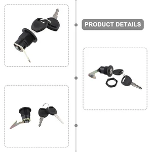 Essential Accessory for Electric Vehicle Owners Metal Trunk Lock with 2 Keys - Picture 1 of 20