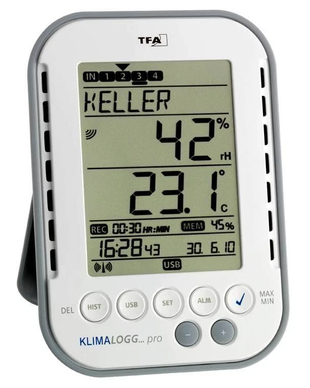TFA 30.3039 Klimalogg Pro digital Klima Datenlogger Hygrometer Thermometer PC - Bild 1 von 1
